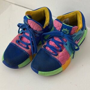 Nike Labron Witness 8 IPromise School Unisex Sneakers in Pink, Blue, and Yellow